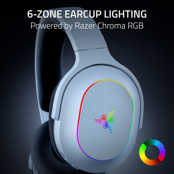 Razer Barracuda X Chroma trådlösa gamingheadset, vit
