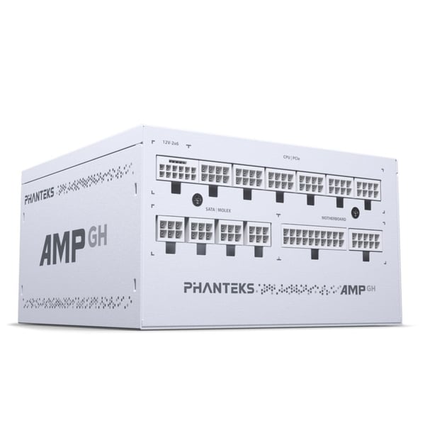 Phanteks AMP GH 1200W Platinum ATX-nätaggregat, vitt