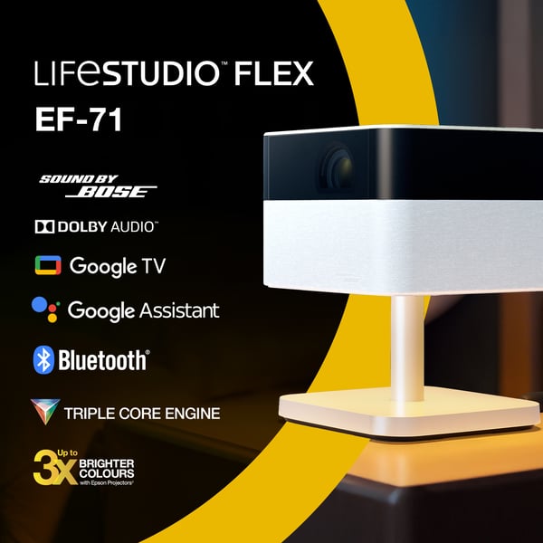 Epson EF-71 bärbar livsstilsprojektor, Google TV