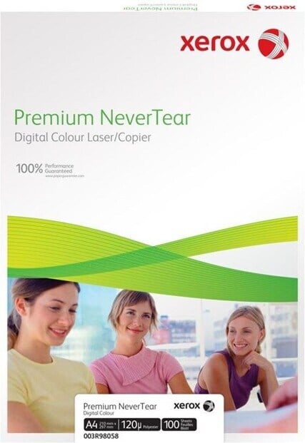 Xerox Premium NeverTear A4, 120 µm, 100 ark