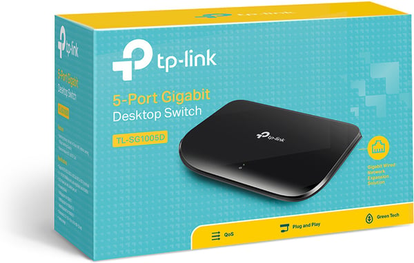 TP-LINK TL-SG1005D - 5-portars switch