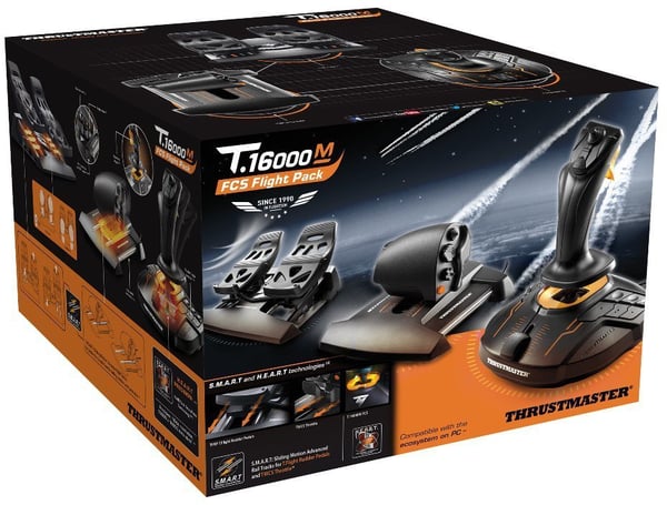 Thrustmaster T16000M FCS Flight Pack -spelpaket, PC