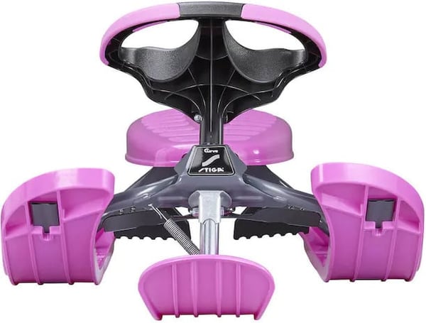 Stiga Snowracer Curve -kälke, rosa