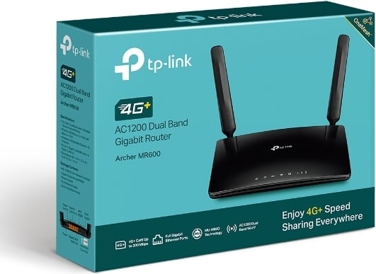 TP-LINK Archer MR600 -4G+ LTE-modem og WiFi-router