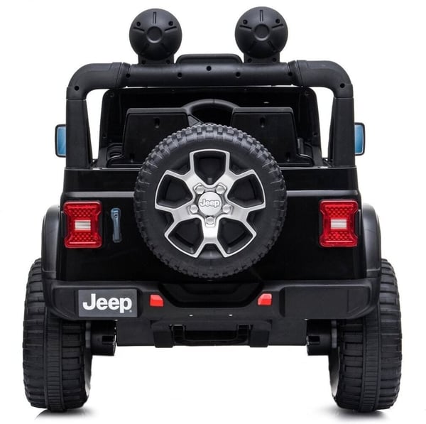 Jeep Wrangler Rubicon 12V -elbil, svart