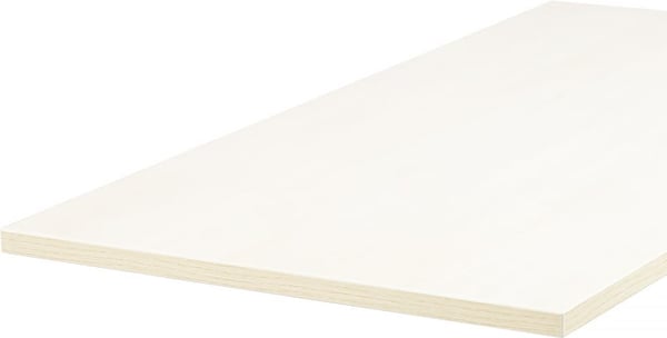 Elfen Ergodesk bordsskiva, 120 x 60 cm, ask