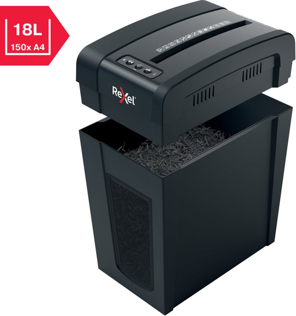 Rexel Secure MC4 - pappersstrimlare, P5