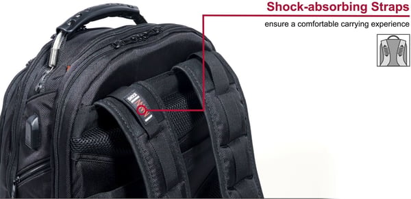 Wenger Ibex Deluxe-rygsæk til 16" bærbare computere, sort
