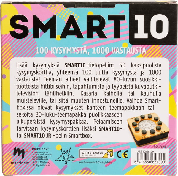 Smart10 - tilläggskort, 80-talet