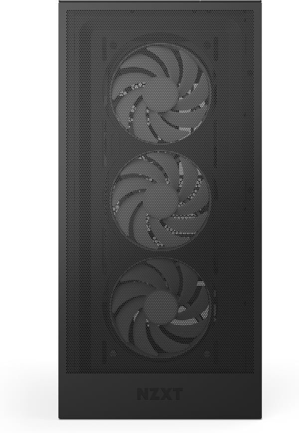 NZXT H5 Flow RGB (2024) ATX-chassis med vindue, sort