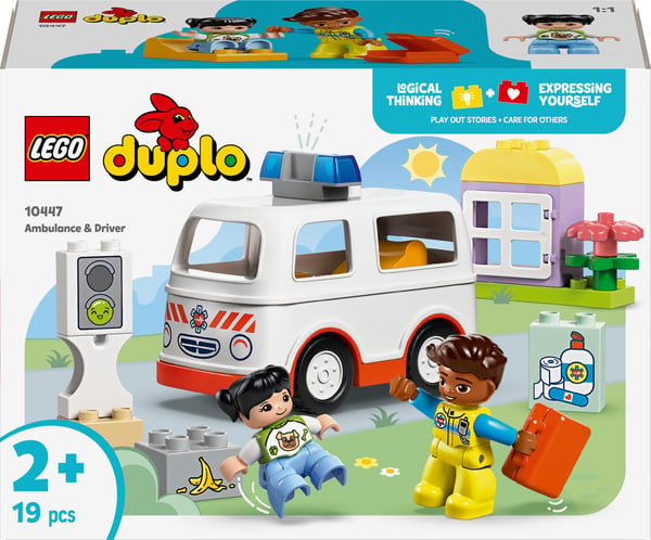 LEGO DUPLO By 10447 – Ambulance og chauffør