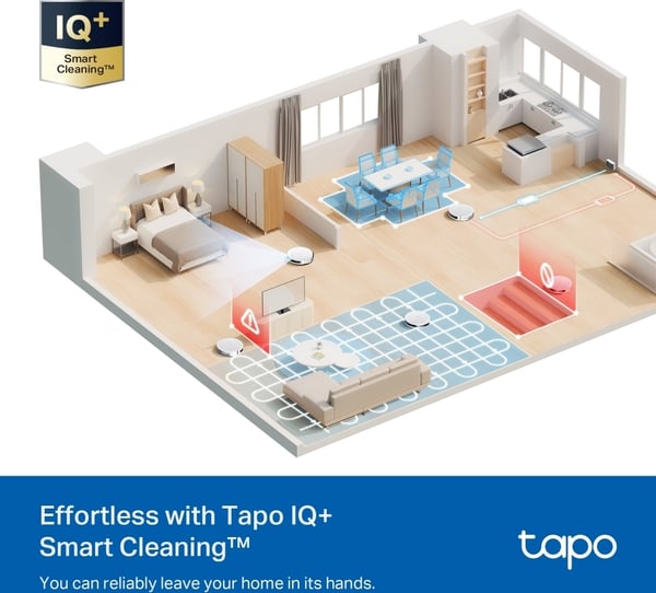 TP-Link Tapo RV20 Max robotdammsugare, vit