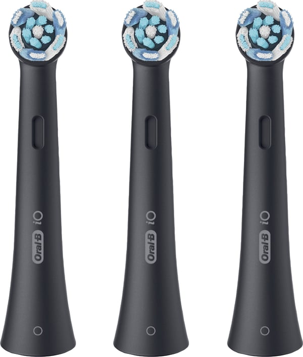 Oral-B iO Ultimate Clean Black reservborstar 3 st, svart