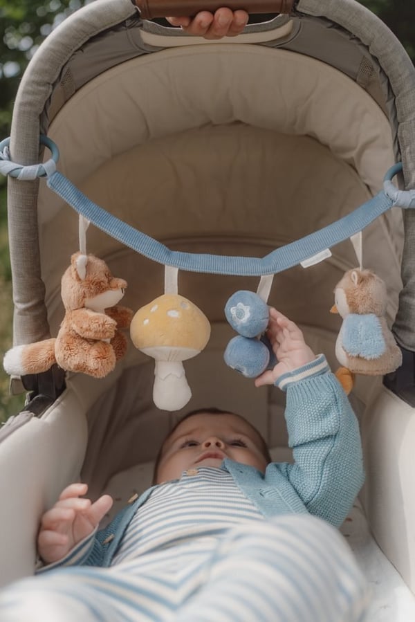 Little Dutch Skogsvänner Vaggleksak, ljusblå