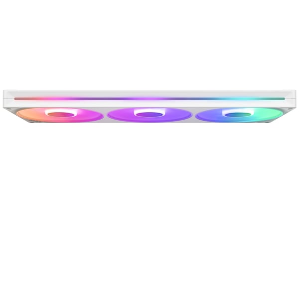 NZXT F420RGB Core Fläkt (Enkel Ram) chassifläkt, 140 mm, vit