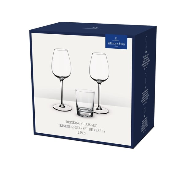 Villeroy & Boch Purismo vin- / dryckesglasset, 12-delad