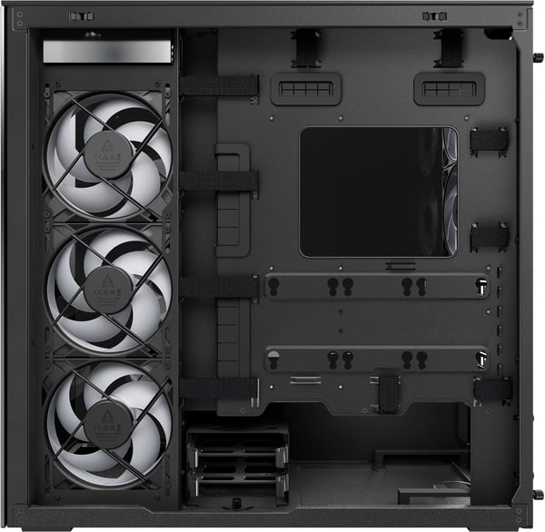ARCTIC Xtender VG E-ATX-chassi, spegelsvart