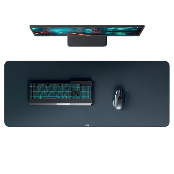 Leitz gamingmusmatta, 100 x 40 cm, mörkgrå