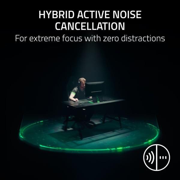 Razer Blackshark V3 Pro Xbox trådlösa gaming-headset, svart