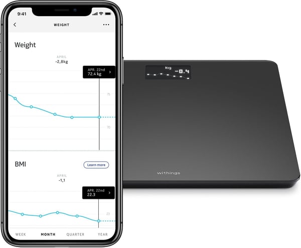 Withings Body -personvægt, sort
