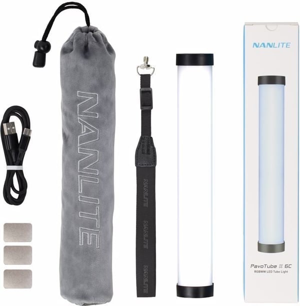 NanLite PavoTube II 6C RGBWW LED-rørlys, 1-kit