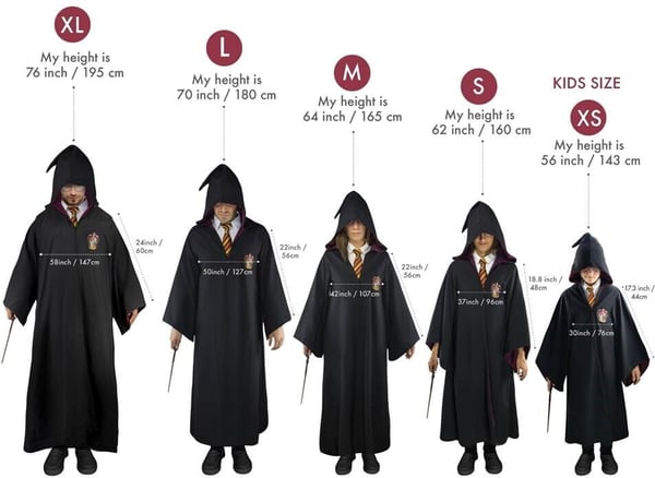 Cinereplicas Harry Potter Slytherin Troldmandskappe, M-størrelse