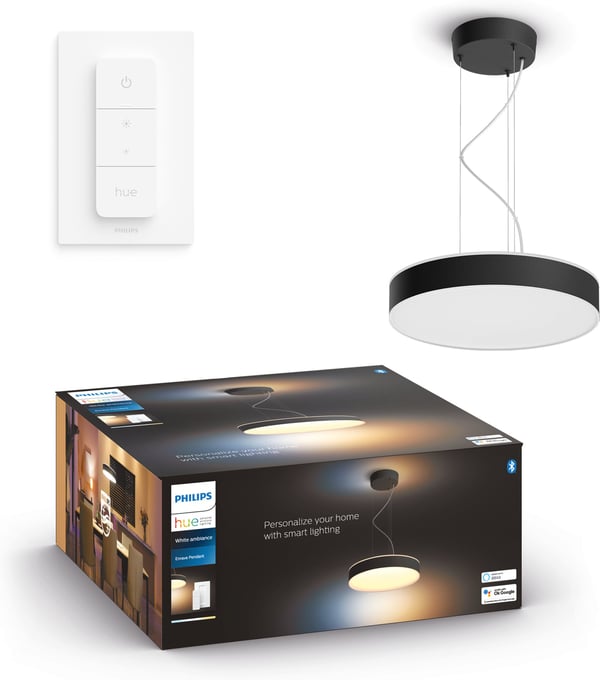 Philips Hue Enrave white ambiance - smart hængelampe, sort