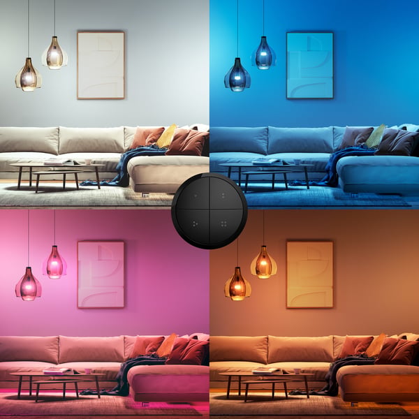 Philips Hue Tap vridstrømsknap -berøringsknap, sort