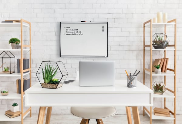 Nobo Home -whiteboard, 58,5 x 43 cm, böjd ram