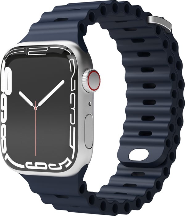 Vonmählen Ocean Band -silikonearmbånd, Apple Watch 38/40/41, mørkeblå