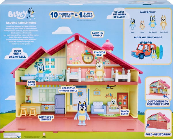 Bluey familj hem -leksaksset