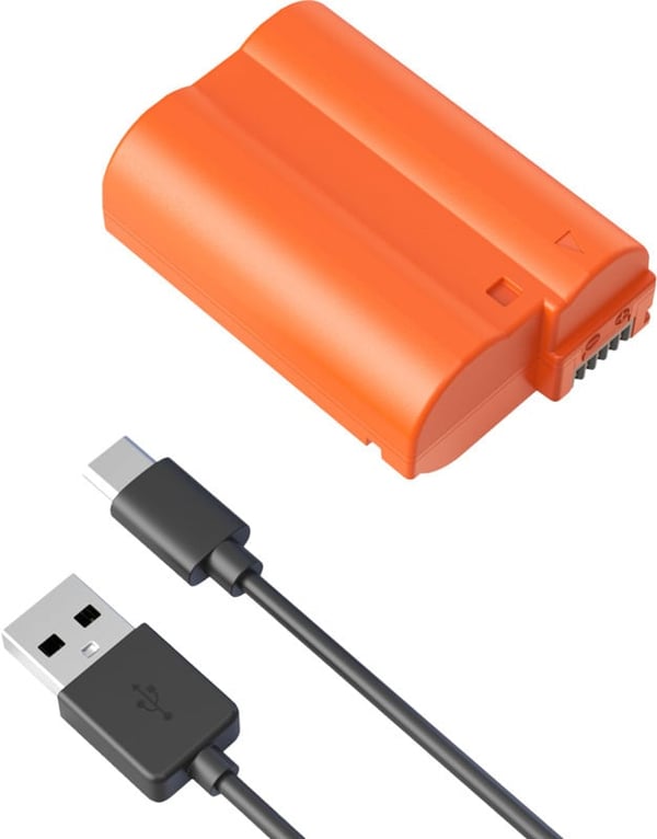 SmallRig 4966 EN-EL15c USB-C genopladeligt kamerabatteri – Orange