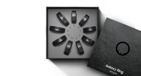 Samsung Galaxy Ring tilpasningssæt, størrelser 5-15