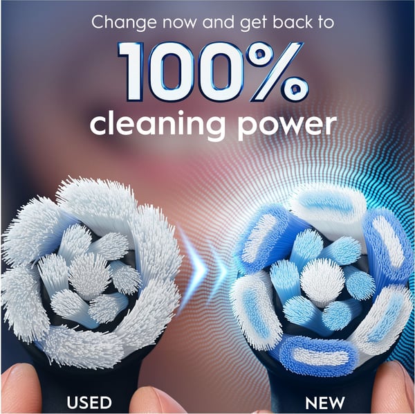 Oral-B iO Ultimate Clean borsthuvud, 6 st, svart