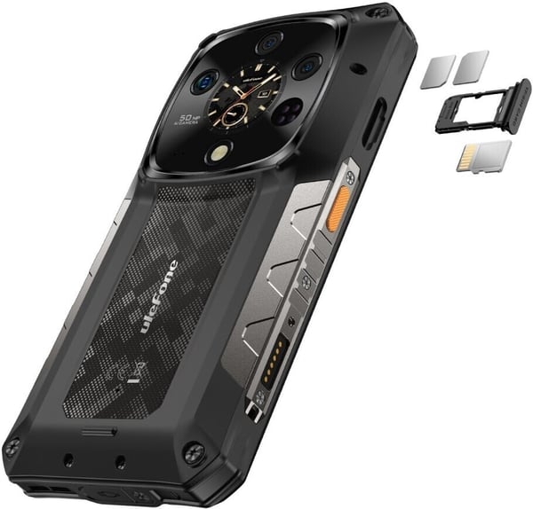 Ulefone Armor 28 Ultra-telefon, 1 TB/16 GB, svart