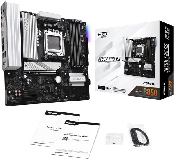 Asrock B850M Pro RS AMD AM5 MicroATX-moderkort