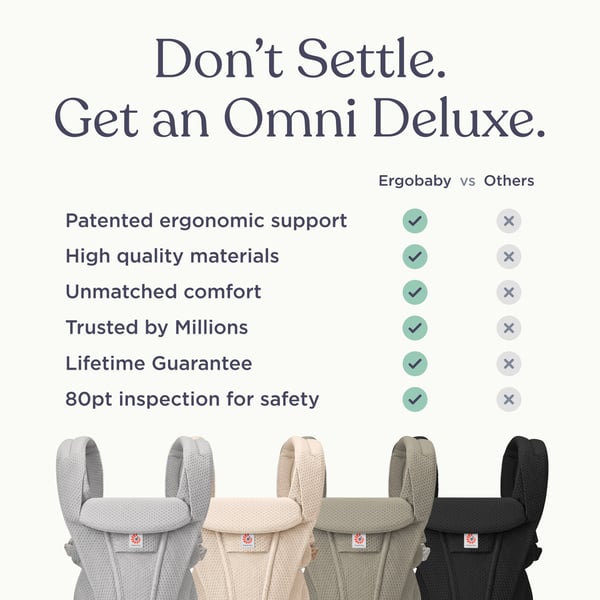 Ergobaby Omni Deluxe Mesh bärsele, Camel