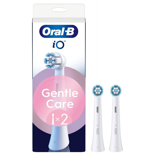 Oral-B iO Gentle Care -ersättningsborstar, 2 st