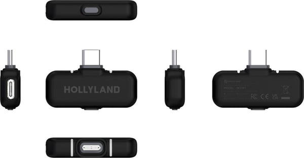 Hollyland LARK MAX 2 Ultimate Combo OWS monitorhörlurar + Kamera RX + USB-C RX mikrofonssystem