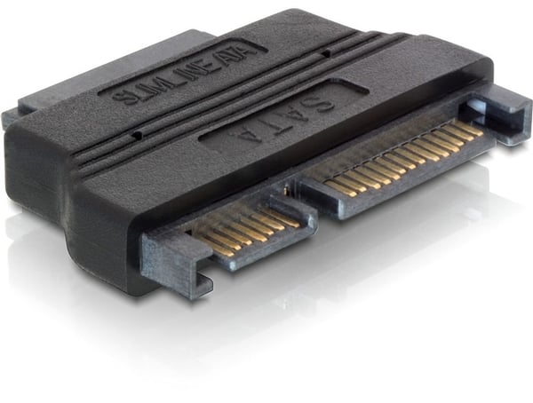 DeLOCK SATA-adapter, slim SATA 7+6pin-f - SATA 22pin-m