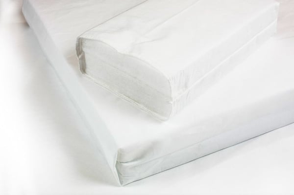 Anne & Mikael -madras Premium, 60 x 120 cm, hvid