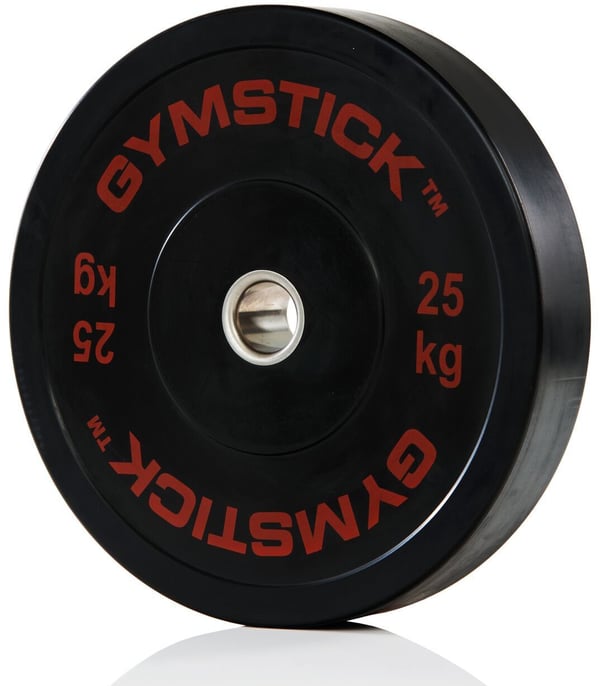 Gymstick Bumper Plate vægttallerken, 25 kg