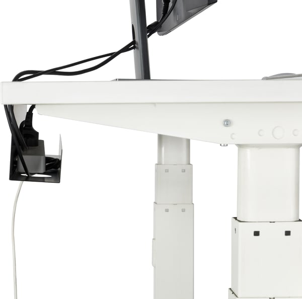 ErgoWork kabelkanal, svart