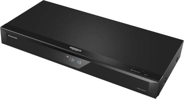 Panasonic DMR-UBC70EGK 4K UHD-opløsningsskalerende Blu-ray-afspiller og 500 GB HD-digitalboks, sort