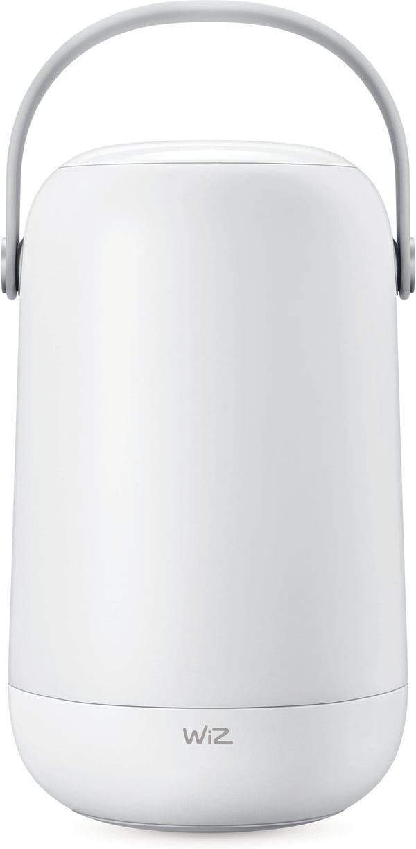 WiZ Mobil Bærbar -opladningsbar smart bordlampe, hvid, WiFi