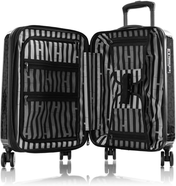 Heys Black Leopard Fashion Spinner 53 cm -kuffert
