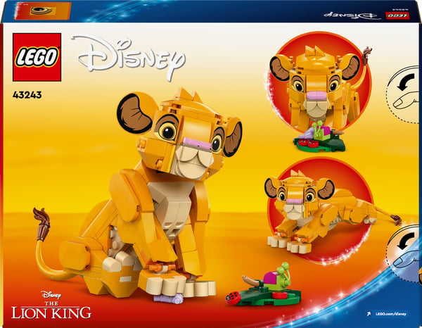 LEGO Disney Lejonungen Simba Rolig presentidé 43243