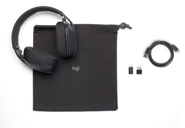 Logitech Zone Vibe Wireless trådløse hovedtelefoner, grafit