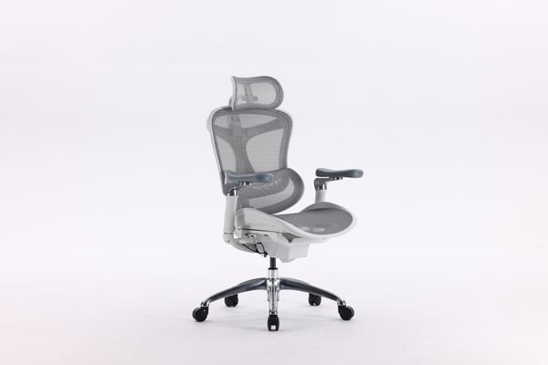 Sihoo Doro C300 -ergonomisk kontorsstol, vit