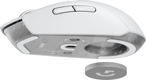 Logitech G309 LIGHTSPEED trådløs spillesmus, hvid